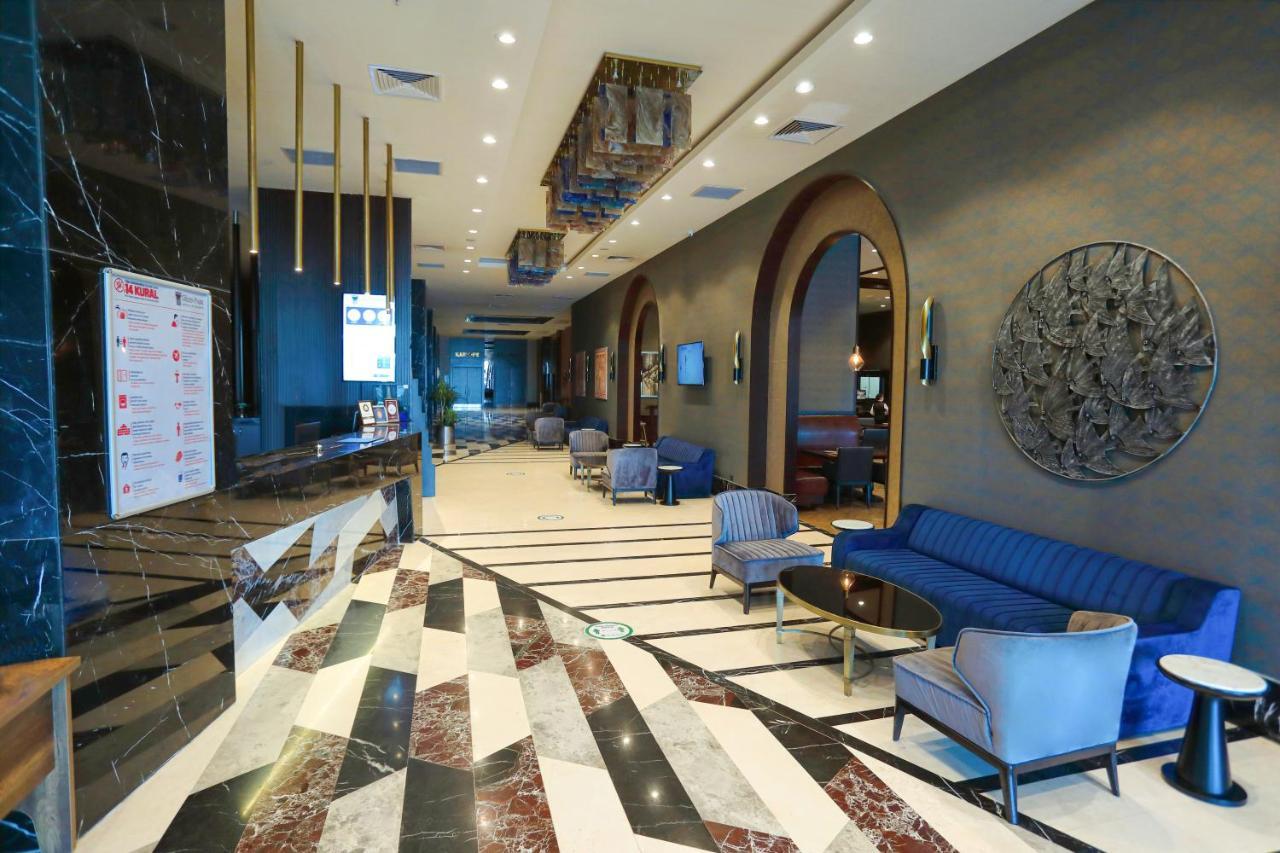 The Green Park Gaziantep Bagian luar foto The lobby of the hotel